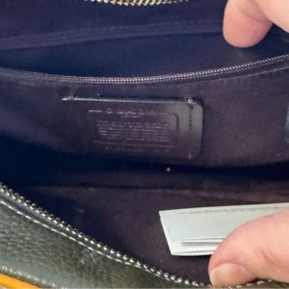 COACH - DEMPSEY CAMERA BAG PURSE IN SIGNATURE JACQUARD WITH PATCH